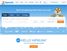 Tablet Screenshot of hipmunk.com
